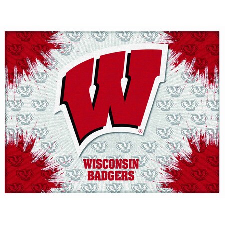 University Of Wisconsin (W) Logo 24x32 Canvas Wall Art